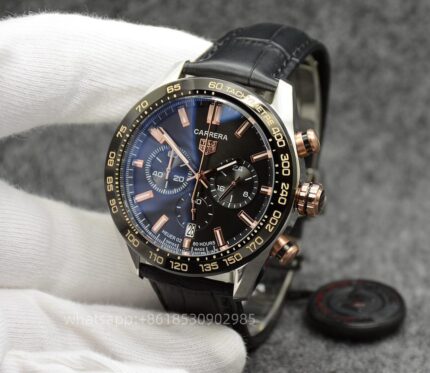 Tag Heuer Carrera Mens Watch 43mm Quartz movement Stainless Steel Watches - Image 3