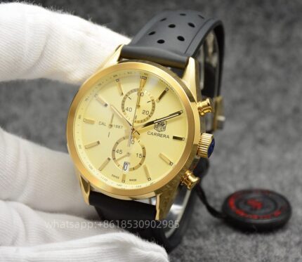 Tag Heuer Carrera Mens Watch 44mm Quartz movement Stainless Steel Watches - Image 5