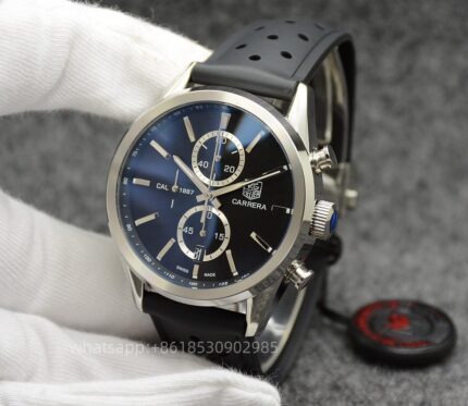 Tag Heuer Carrera Mens Watch 44mm Quartz movement Stainless Steel Watches - Image 7