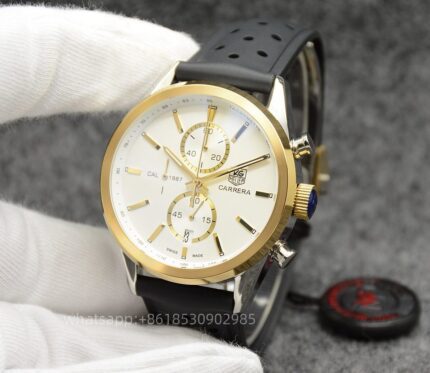 Tag Heuer Carrera Mens Watch 44mm Quartz movement Stainless Steel Watches - Image 8