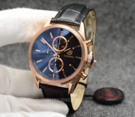 Tag Heuer Carrera Mens Watch 44mm Quartz movement Stainless Steel Watches - Image 3