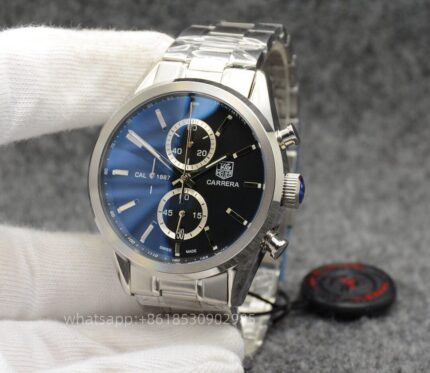 Tag Heuer Carrera Mens Watch 44mm Quartz movement Stainless Steel Watches - Image 4