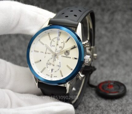 Tag Heuer Carrera Mens Watch 44mm Quartz movement Stainless Steel Watches - Image 6