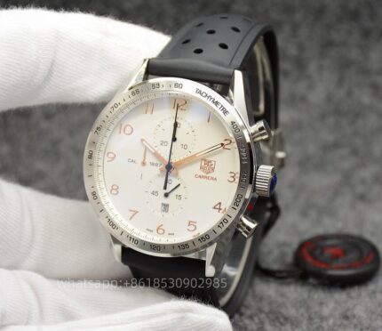 Tag Heuer Carrera Mens Watch 44mm Quartz movement Stainless Steel Watches - Image 7