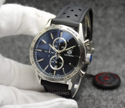 Tag Heuer Carrera Mens Watch 44mm Quartz movement Stainless Steel Watches - Image 8