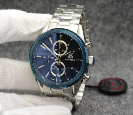 Tag Heuer Carrera Mens Watch 44mm Quartz movement Stainless Steel Watches - Image 4