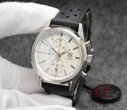 Tag Heuer Carrera Mens Watch 44mm Quartz movement Stainless Steel Watches - Image 5