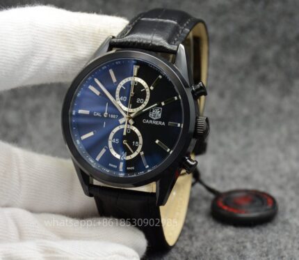 Tag Heuer Carrera Mens Watch 44mm Quartz movement Stainless Steel Watches - Image 7