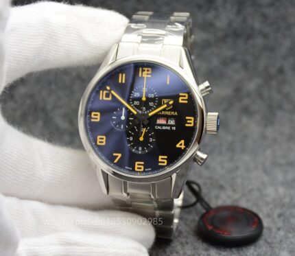 Tag Heuer Carrera Mens Watch 44mm Quartz movement Stainless Steel Watches - Image 7