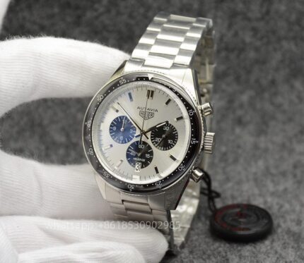 Tag Heuer Carrera Mens Watch 44mm Quartz movement Stainless Steel Watches - Image 3