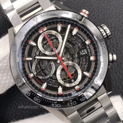 Tag Heuer Carrera Mens Watch 43mm CAL.2824 Automatic Mechanical Movement Stainless Steel Watches XF Factory - Image 4