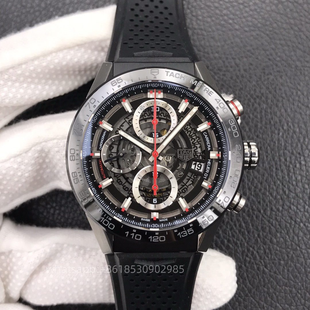 jb48 42 XF swiss (1) Tag Heuer Carrera Mens Watch 42mm CAL.2824 Automatic Mechanical Movement Stainless Steel Watches XF Factory - Image 1