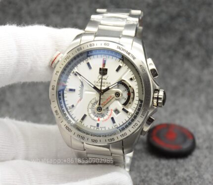 Tag Heuer Carrera Mens Watch 44mm Quartz movement Stainless Steel Watches - Image 2