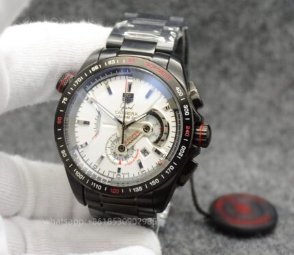 Tag Heuer Carrera Mens Watch 44mm Quartz movement Stainless Steel Watches - Image 3