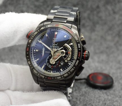 Tag Heuer Carrera Mens Watch 44mm Quartz movement Stainless Steel Watches - Image 4