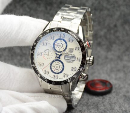 Tag Heuer Carrera Mens Watch 44mm Quartz movement Stainless Steel Watches - Image 3