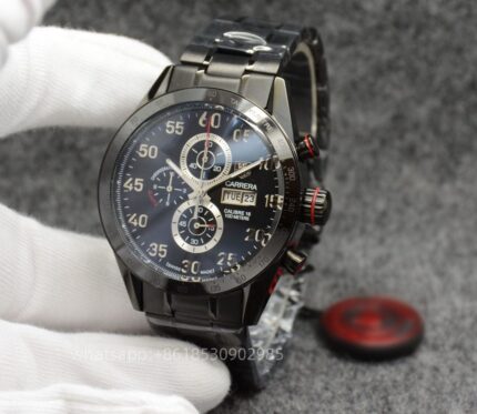 Tag Heuer Carrera Mens Watch 44mm Quartz movement Stainless Steel Watches - Image 4