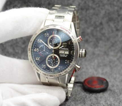 Tag Heuer Carrera Mens Watch 44mm Quartz movement Stainless Steel Watches - Image 7