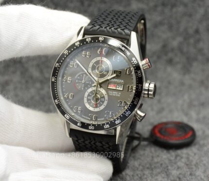 Tag Heuer Carrera Mens Watch 44mm Quartz movement Stainless Steel Watches - Image 6