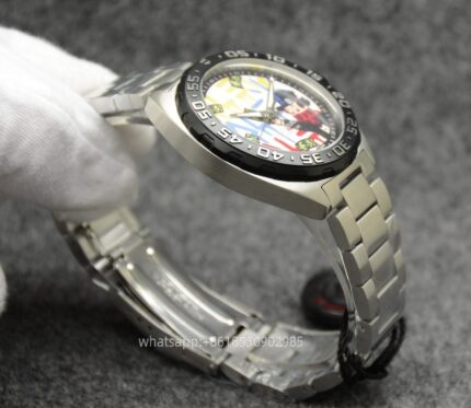 Tag Heuer Formula 1 Mens Watch 41mm Quartz Movement Stainless Steel Watches - Image 5