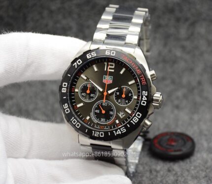 Tag Heuer Formula 1 Mens Watch 42mm Automatic Mechanical Movement Stainless Steel Watches - Image 4