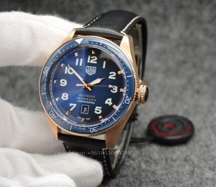 Tag Heuer Autavia Mens Watch 44mm Automatic Mechanical Movement Stainless Steel Watches - Image 3