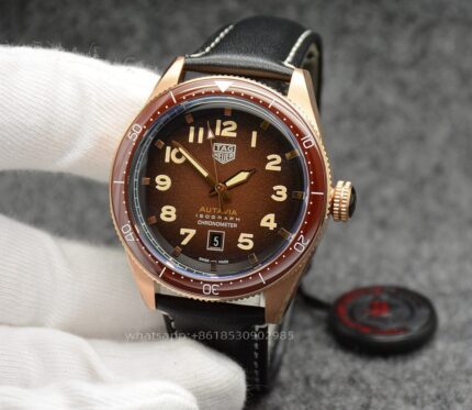 Tag Heuer Autavia Mens Watch 44mm Automatic Mechanical Movement Stainless Steel Watches - Image 6