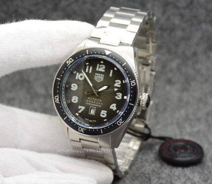 Tag Heuer Autavia Mens Watch 44mm Automatic Mechanical Movement Stainless Steel Watches - Image 4