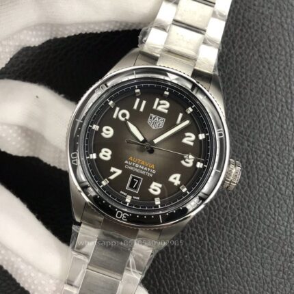 Tag Heuer Autavia Mens Watch 42mm Automatic Mechanical Movement Stainless Steel Watches - Image 2