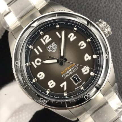 Tag Heuer Autavia Mens Watch 42mm Automatic Mechanical Movement Stainless Steel Watches - Image 4