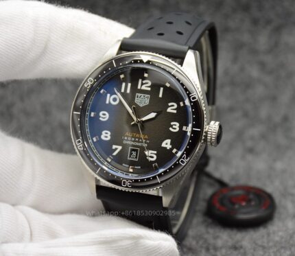 Tag Heuer Autavia Mens Watch 44mm Automatic Mechanical Movement Stainless Steel Watches - Image 2