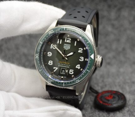 Tag Heuer Autavia Mens Watch 44mm Automatic Mechanical Movement Stainless Steel Watches - Image 3