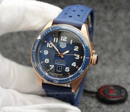 Tag Heuer Autavia Mens Watch 44mm Automatic Mechanical Movement Stainless Steel Watches - Image 4