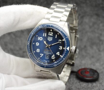 Tag Heuer Autavia Mens Watch 44mm Automatic Mechanical Movement Stainless Steel Watches - Image 4