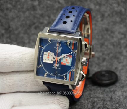 Tag Heuer Monaco Mens Watch 44mm Quartz Movement Stainless Steel Watches - Image 3