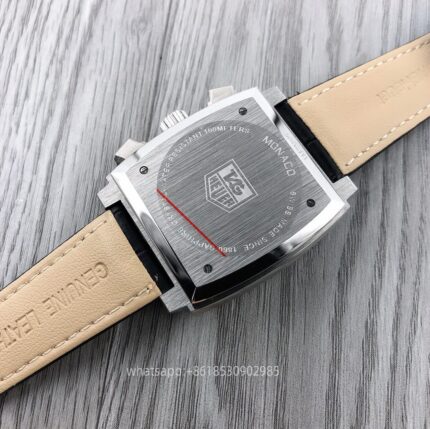 Tag Heuer Monaco Mens Watch 44mm Quartz Movement Stainless Steel Watches - Image 6