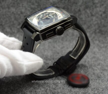 Tag Heuer Monaco Mens Watch 44mm Quartz Movement Stainless Steel Watches - Image 7