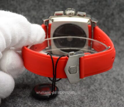 Tag Heuer Monaco Mens Watch 44mm Quartz Movement Stainless Steel Watches - Image 12