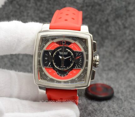 Tag Heuer Monaco Mens Watch 44mm Quartz Movement Stainless Steel Watches - Image 4