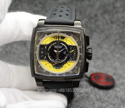 Tag Heuer Monaco Mens Watch 44mm Quartz Movement Stainless Steel Watches - Image 3