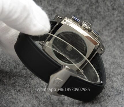 Tag Heuer Monaco Mens Watch 44mm Quartz Movement Stainless Steel Watches - Image 6