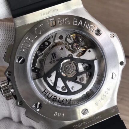HUBLOT Big Bang Mens Watch 44mm Cal.7750 Automatic Mechanical Movement Stainless Steel Watches - Image 7