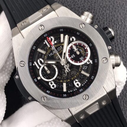 HUBLOT Big Bang Mens Watch 44mm Cal.HUB1242 Automatic Mechanical Movement Stainless Steel Watches TA Factory - Image 4