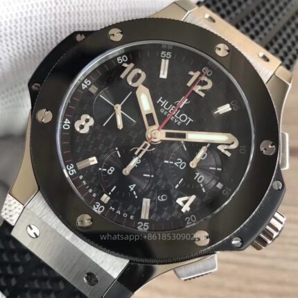 HUBLOT Big Bang Mens Watch 44mm Cal.4100 Automatic Mechanical Movement Stainless Steel Watches V6 Factory - Image 4