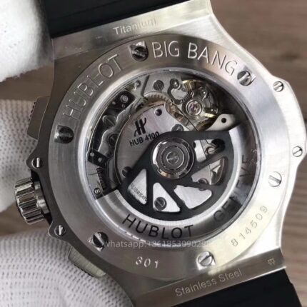HUBLOT Big Bang Mens Watch 44mm Cal.4100 Automatic Mechanical Movement Stainless Steel Watches V6 Factory - Image 7
