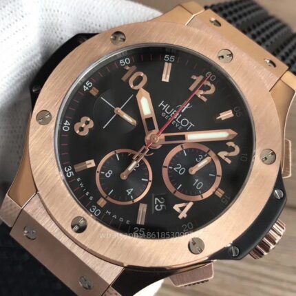 HUBLOT Big Bang Mens Watch 44mm Cal.4100 Automatic Mechanical Movement Stainless Steel Watches HBFactory - Image 4