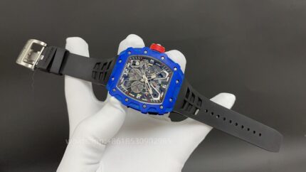 Richard Mille Mens Watch 50x43mm Automatic Mechanical Movement Stainless Steel Watches - Image 4