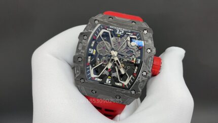 Richard Mille Mens Watch 50x43mm Automatic Mechanical Movement Stainless Steel Watches - Image 2