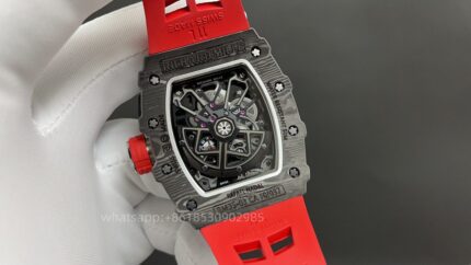 Richard Mille Mens Watch 50x43mm Automatic Mechanical Movement Stainless Steel Watches - Image 6