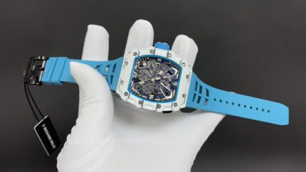 Richard Mille Mens Watch 50x43mm Automatic Mechanical Movement Stainless Steel Watches - Image 5